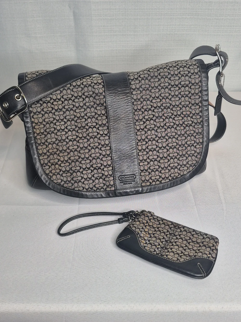 Coach black gray